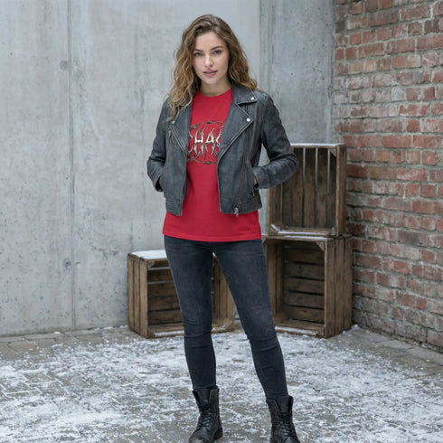 "CHAOS" Chrome Graphic Heavyweight Tee