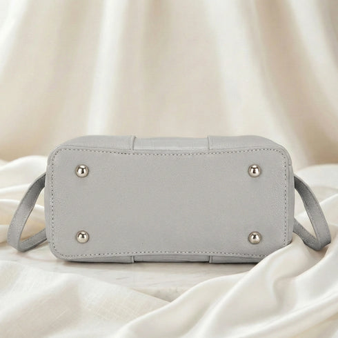 Classic Textured Panel Crossbody Bag