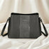 Classic Textured Panel Crossbody Bag