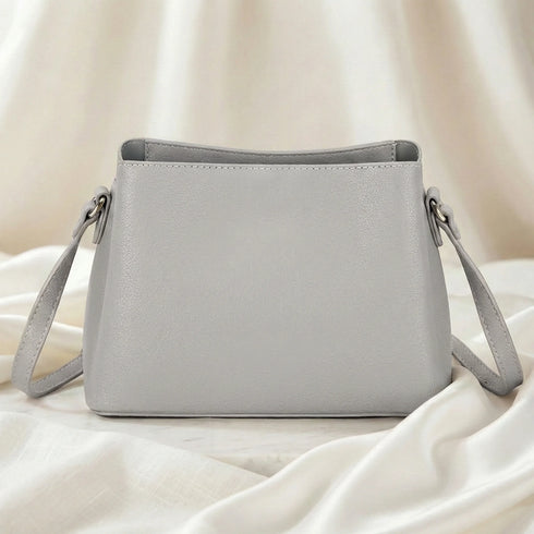 Classic Textured Panel Crossbody Bag