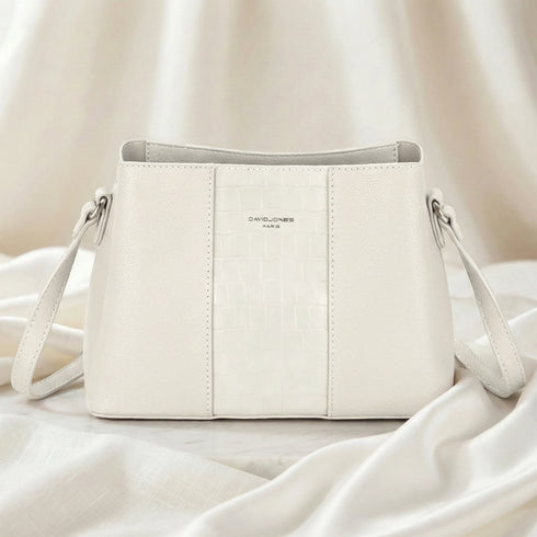 Classic Textured Panel Crossbody Bag