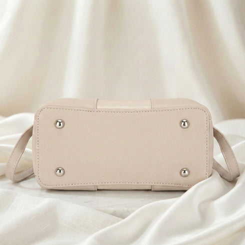 Classic Textured Panel Crossbody Bag