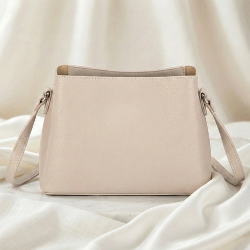 Classic Textured Panel Crossbody Bag