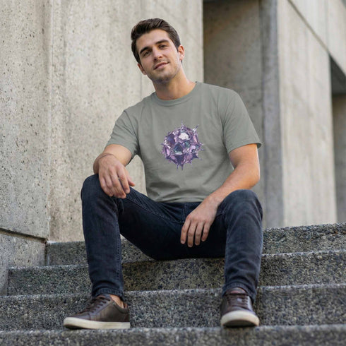 Chrome Sphere Graphic Heavyweight T-Shirt (Garment-Dyed)