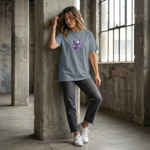 Chrome Sphere Graphic Heavyweight T-Shirt (Garment-Dyed)