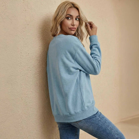 Leopard Print Christmas Tree Graphic Sweatshirt