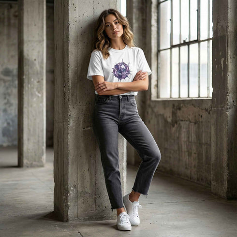 Chrome Sphere Graphic Heavyweight T-Shirt (Garment-Dyed)