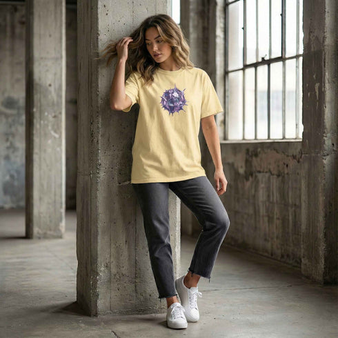 Chrome Sphere Graphic Heavyweight T-Shirt (Garment-Dyed)