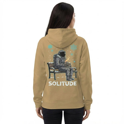 Solitude Astronaut Oversized Graphic Hoodie