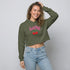 "LUCKY" Cherry Graphic Crop Hoodie