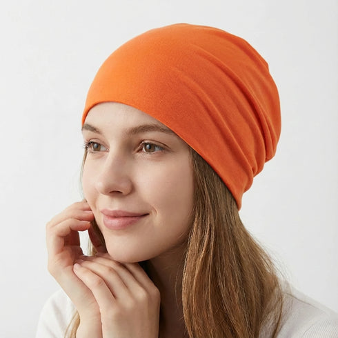 Soft Slouchy Knit Beanie Hat - Unisex Casual Cap