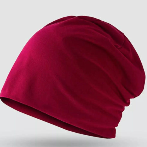 Soft Slouchy Knit Beanie Hat - Unisex Casual Cap