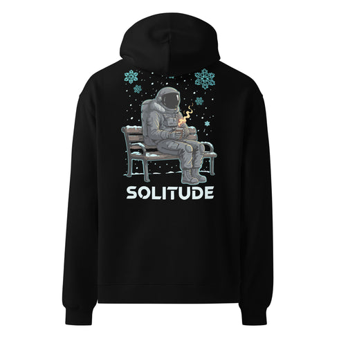 Solitude Astronaut Oversized Graphic Hoodie