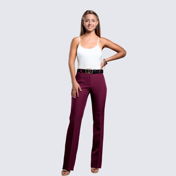 Verona Straight-Leg Trousers