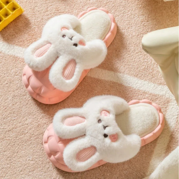 Cute Bunny Plush Slippers