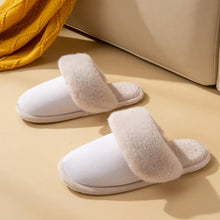 Removable Cotton Plush Bunny Slippers for Winter