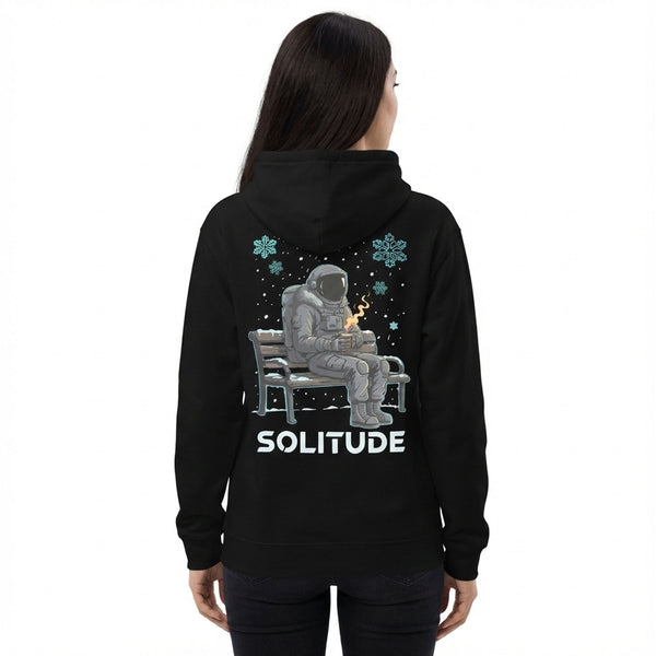 Solitude Astronaut Oversized Graphic Hoodie