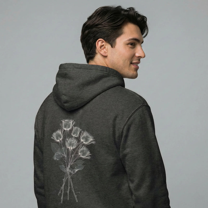 Premium "Smoke Rose" Graphic Hoodie