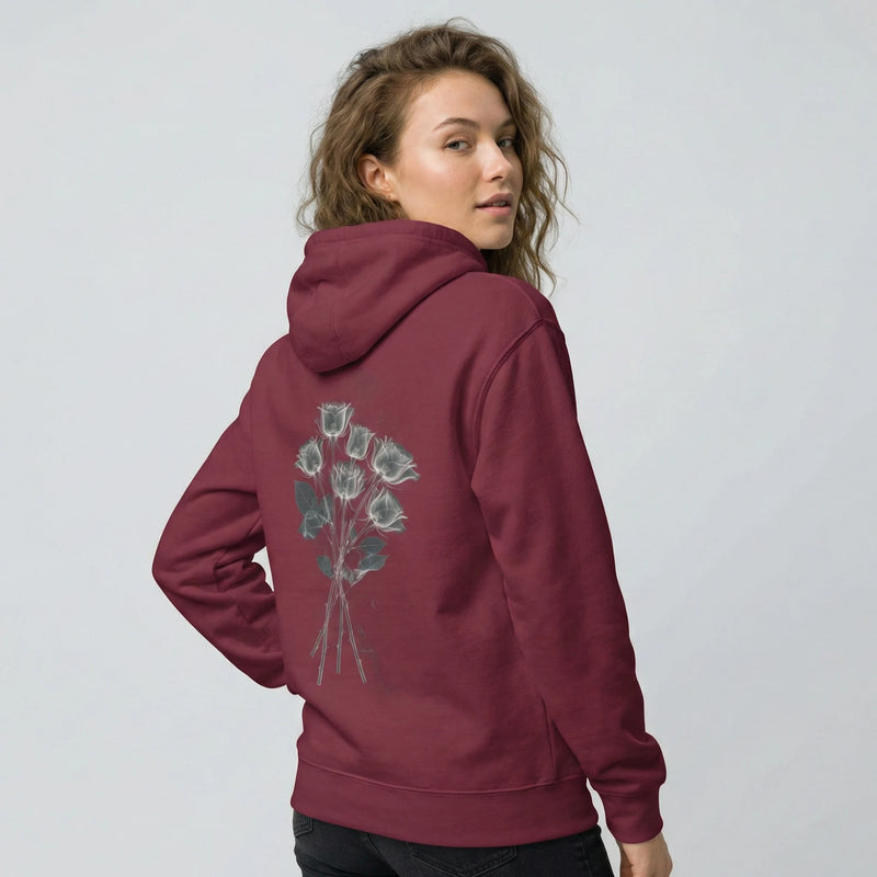 Premium "Smoke Rose" Graphic Hoodie