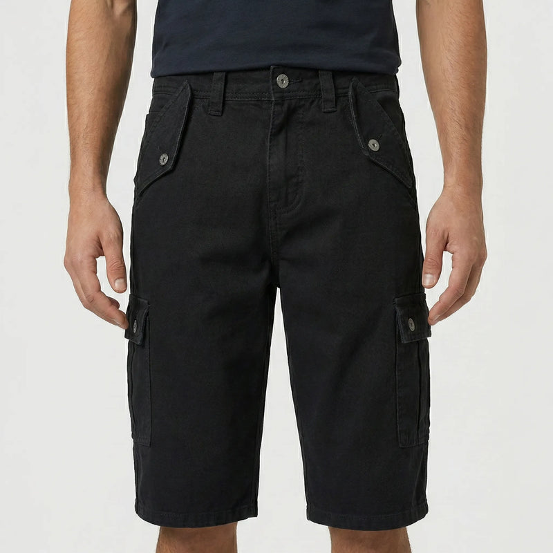 Premium Heavyweight Cotton Utility Cargo Shorts