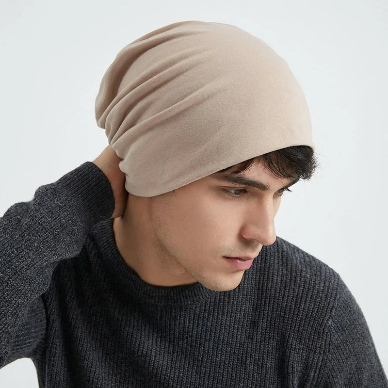 Soft Slouchy Knit Beanie Hat - Unisex Casual Cap