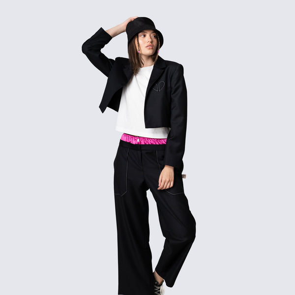 Share a Heart Cropped Blazer